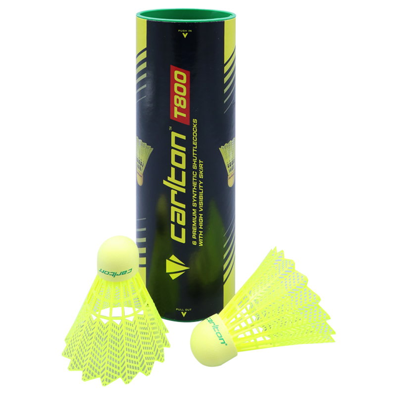 ลูกขนไก่ CARLTON Shuttlecock Plastic Can6 T800Y