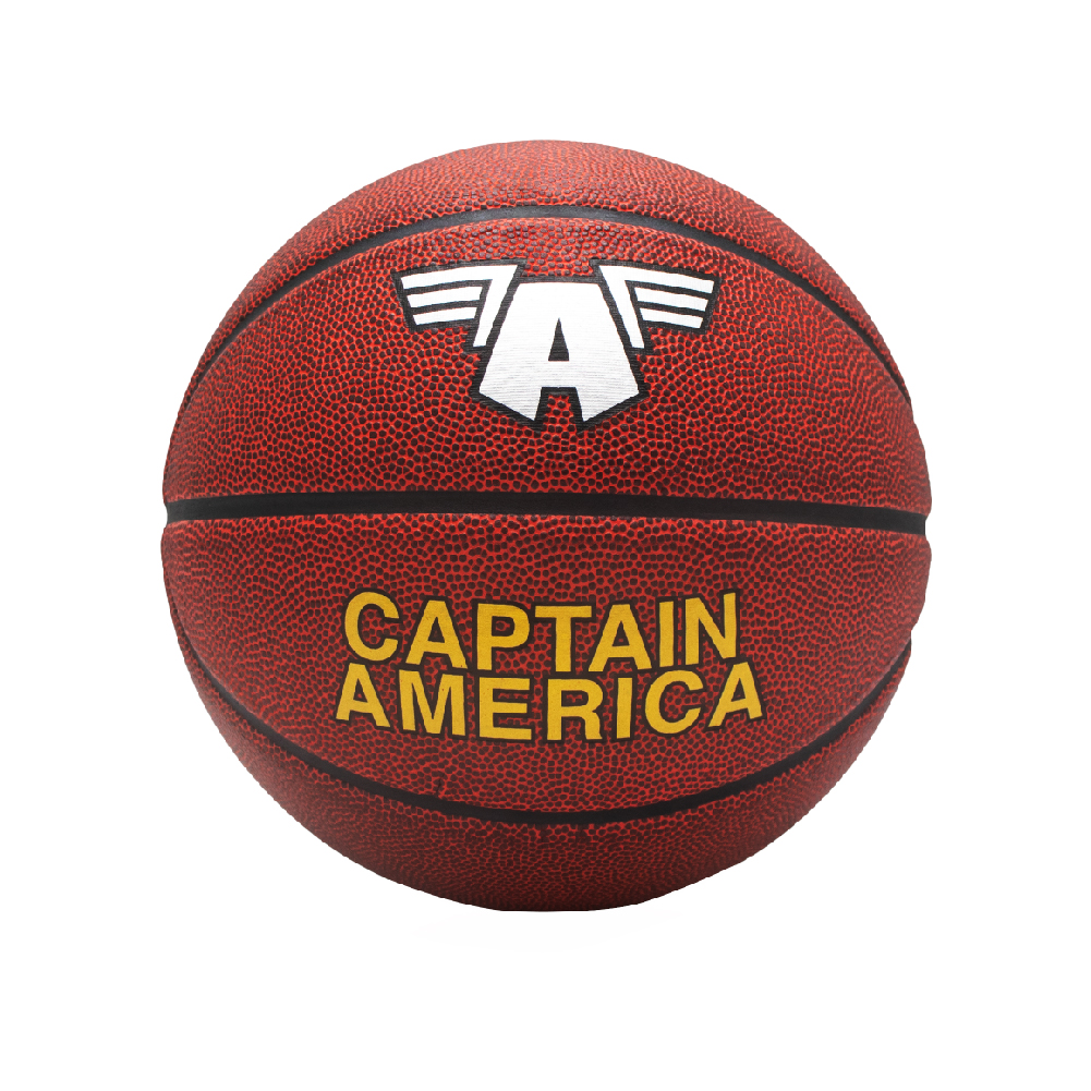 ลูกบาสเก็ตบอลหนัง MARVEL BASKETBALL CAPTAIN AMERICA#7TPU
