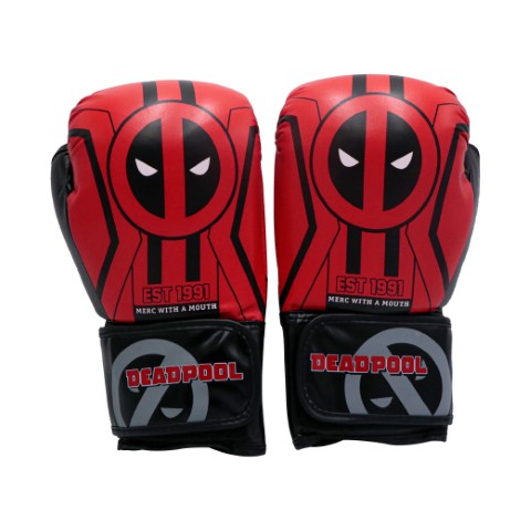 นวมหนัง MARVEL BOXING GLOVES DEADPOOL PU 12OZ RD/BK