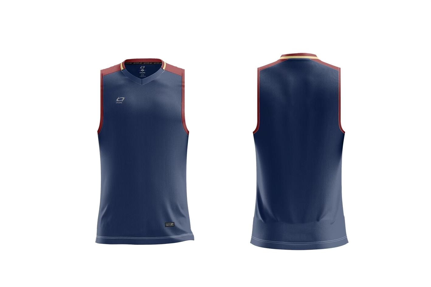 เสื้อแขนกุด Ocel Sleeveless Shirt Akira OC-SL001 #M NV