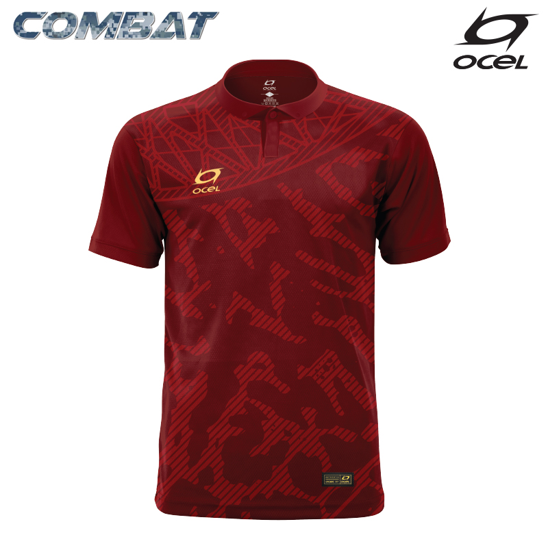 เสื้อโปโล Ocel Polo Shirt Emboss Combat OC-AP004 #M MR