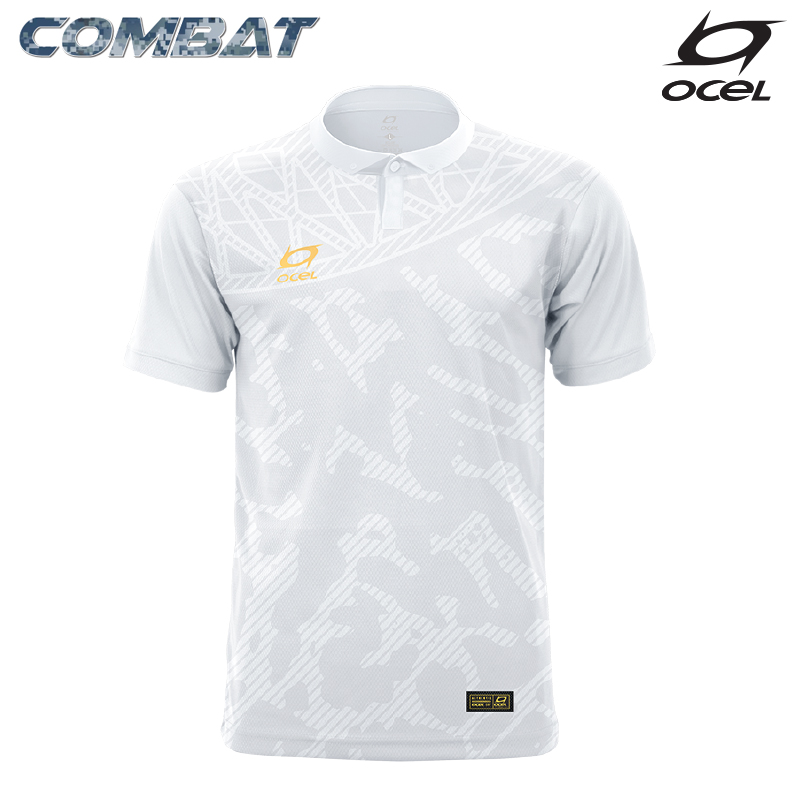 เสื้อโปโล Ocel Polo Shirt Emboss Combat OC-AP004 #M WT