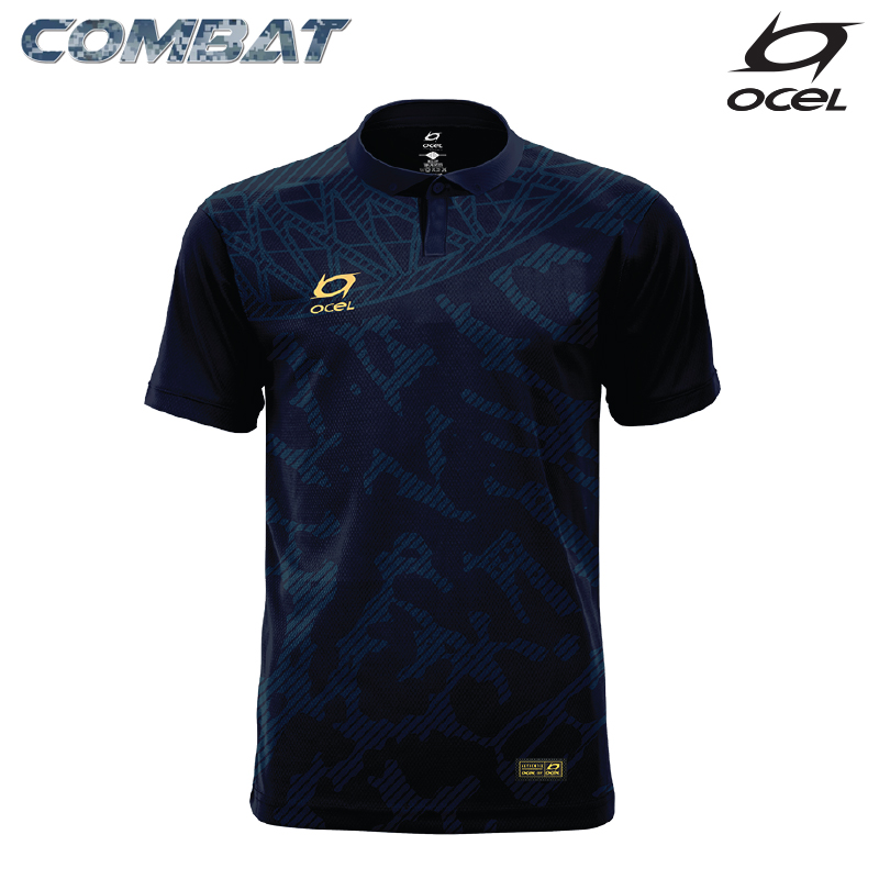เสื้อโปโล Ocel Polo Shirt Emboss Combat OC-AP004 #M NV