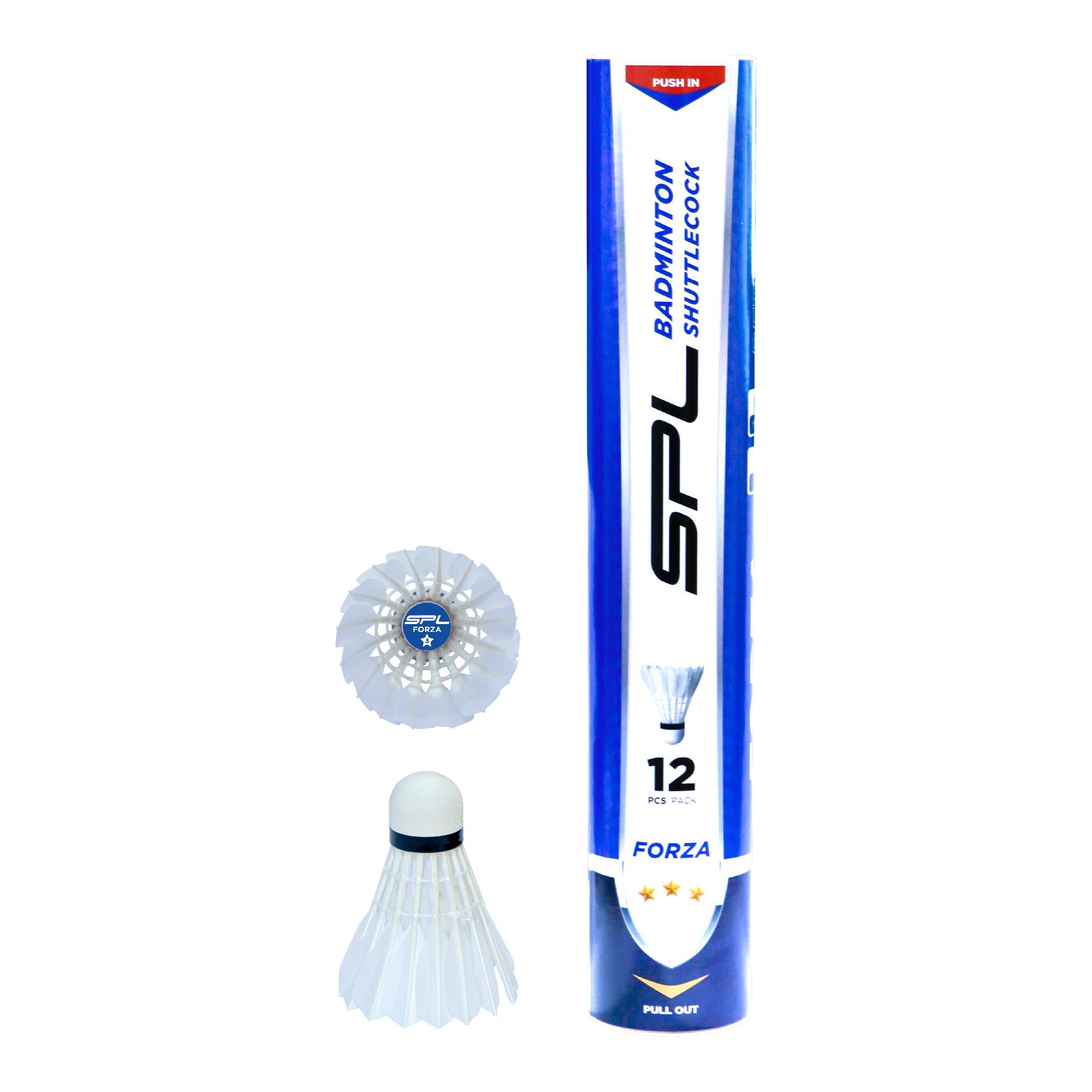 ลูกขนไก่ SPL Shuttlecock FORZA ST-1X BL Can12