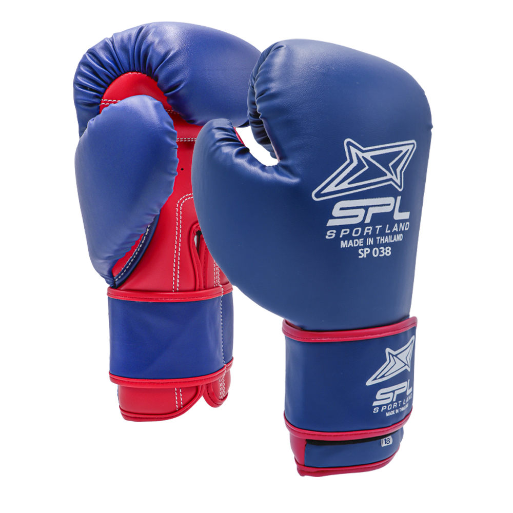 นวมหนัง SPL Boxing Gloves PU 18 Oz. SP038