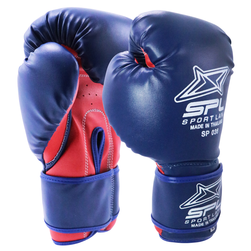 นวมหนัง SPL Boxing Gloves PU 14Oz SP036 BL