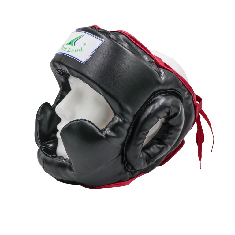 เฮดการ์ดปิดแก้ม SPL Boxing Head Guard+Cheek PU SP005 BK