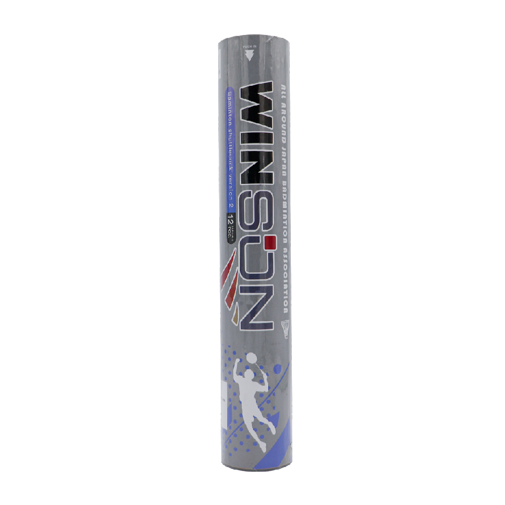 ลูกขนไก่ WINSON Shuttlecock Can12 Version 2