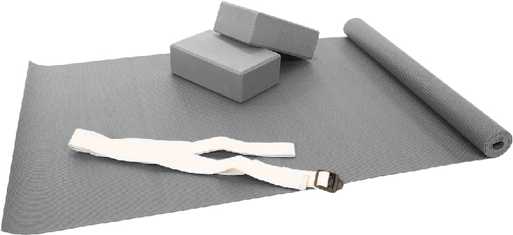 โยคะเซ็ต SPL PVC Yoga Mat Set 173x61x0.6cm Gray BEGIN SET