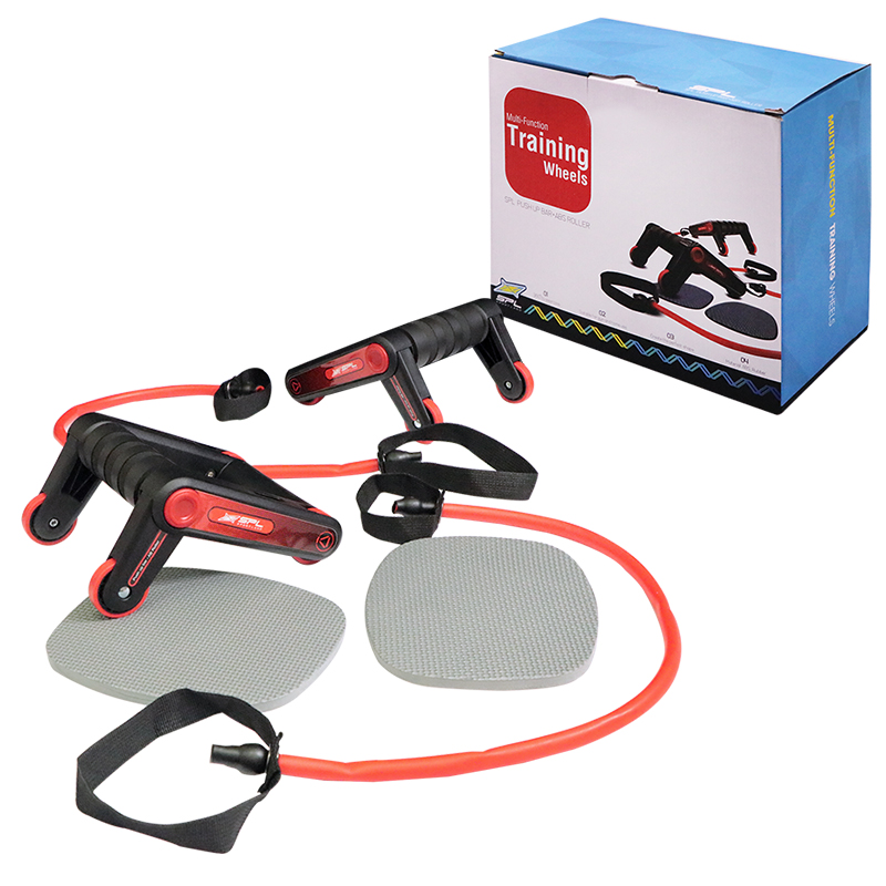 ล้อมือบริหารคู่ SPL Push Up Bar+ABS Roller SP415