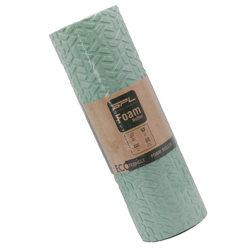 โฟมลูกกลิ้ง SPL Foam Roller Eva Yoga Body Exercise Massage 45x15cm GN