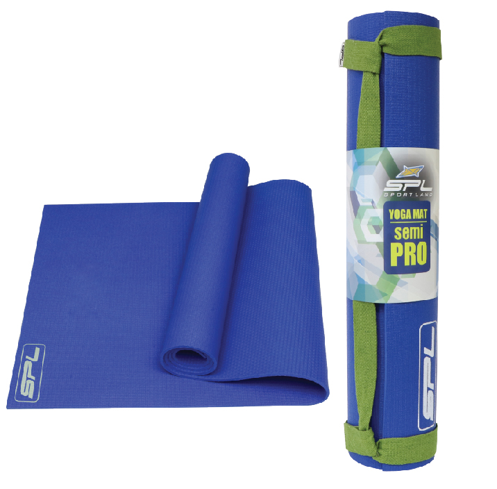 เสื่อโยคะ SPL HD PVC+strap Yoga Mat 183x61x0.6cm BL Semi PRO
