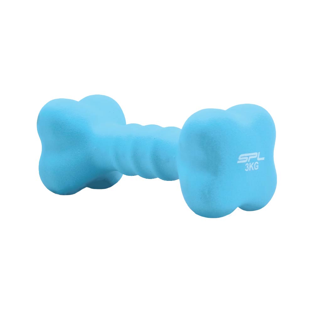 ดัมเบลยาง SPL CLOVER Neoprene Dumbbell 3kg./7.25Lb BL