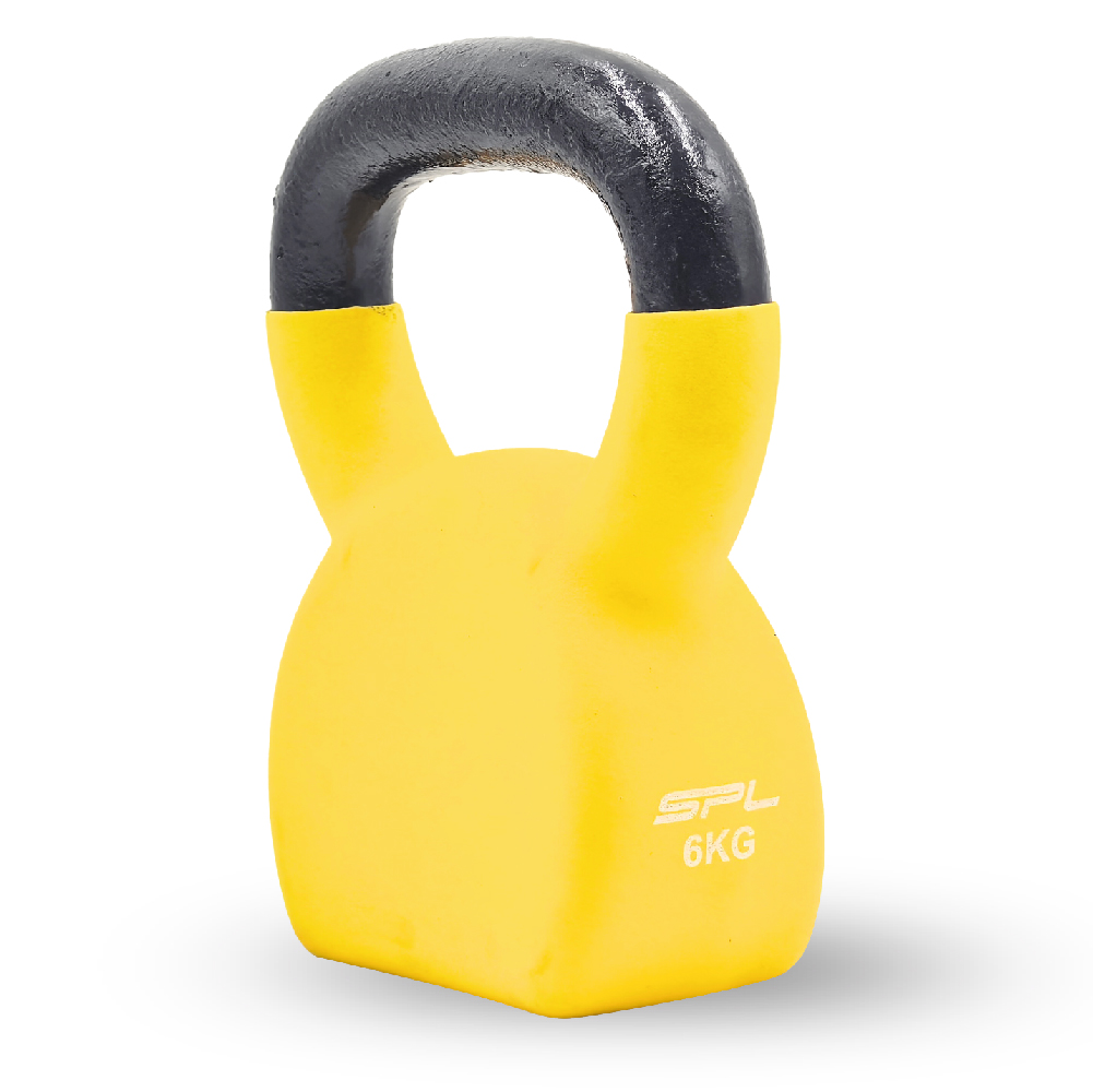 เคตเทิลเบล SPL LIFTA Neoprene Kettle Bell 6kg./15LB YL