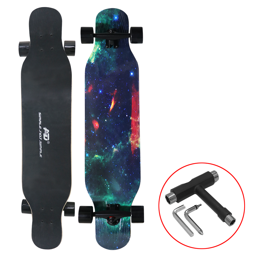 ลองบอร์ด SPL Longboard Skate Aurora + Bag size 42"x9"
