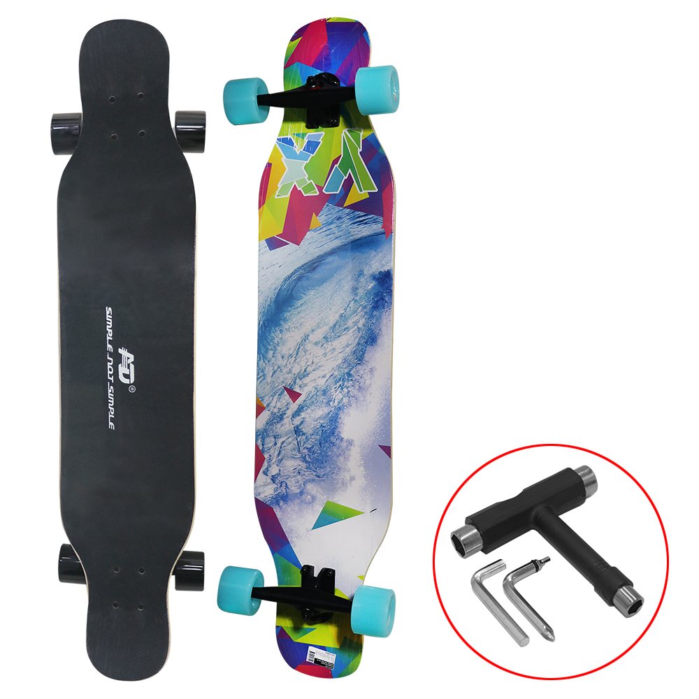 ลองบอร์ด SPL Longboard Skate Summer Surf+Bag Size 42"x9"