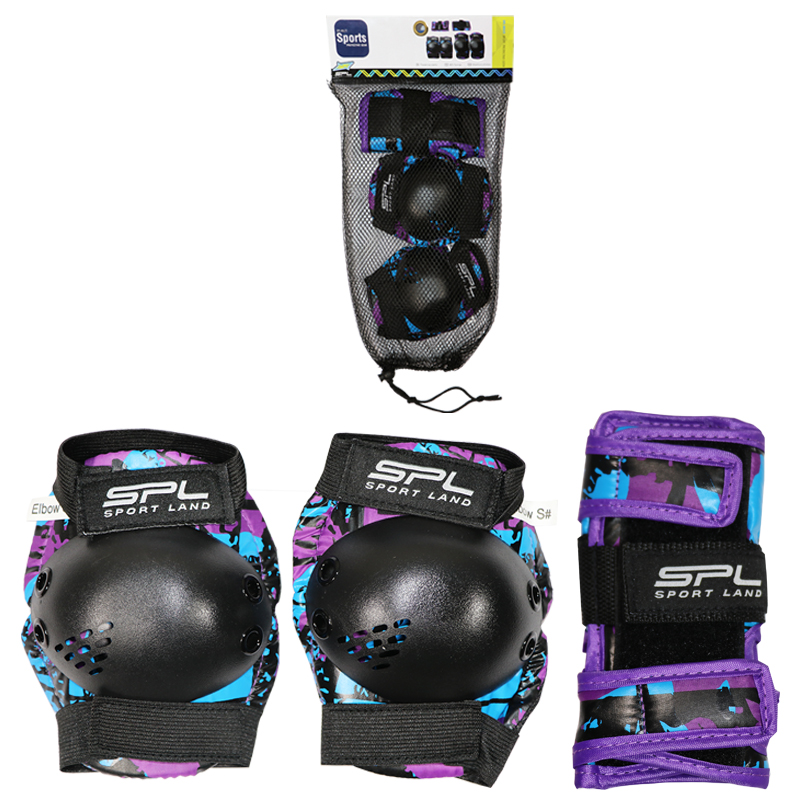 ชุดป้องกันสเก็ต SPL Skate Protection Set3 PW-307 #SPP/BL