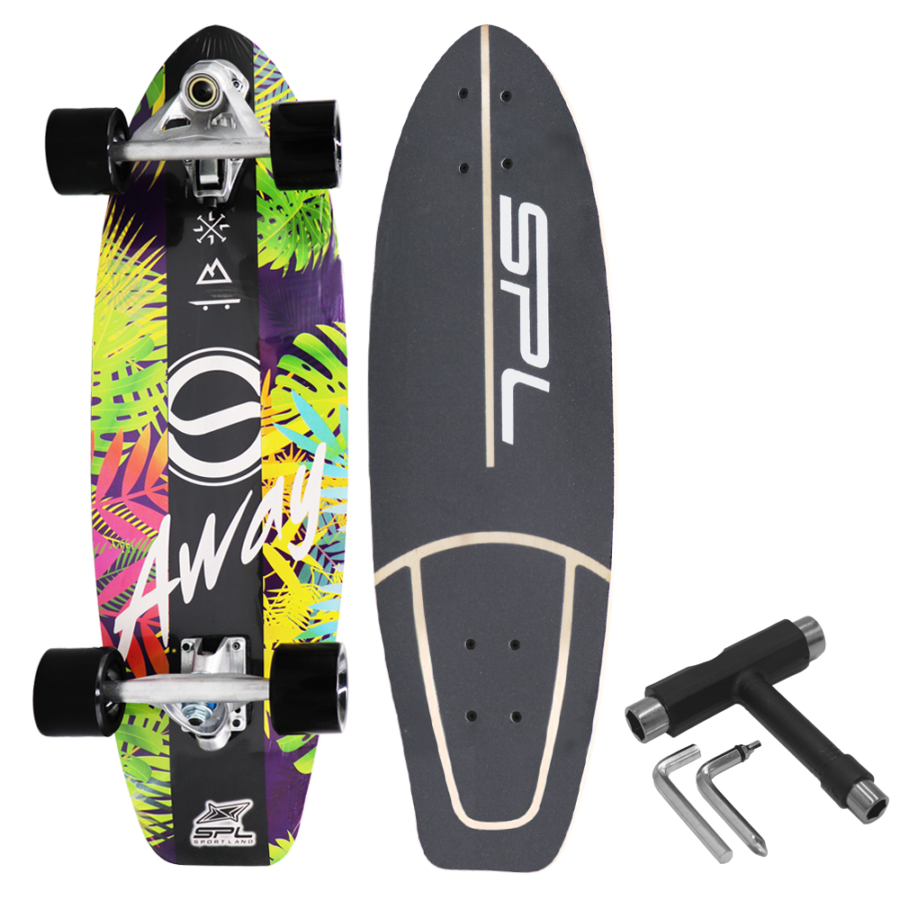เซิร์ฟสเก็ต SPL Surfskate Summer away size 30"x10"x4.5"