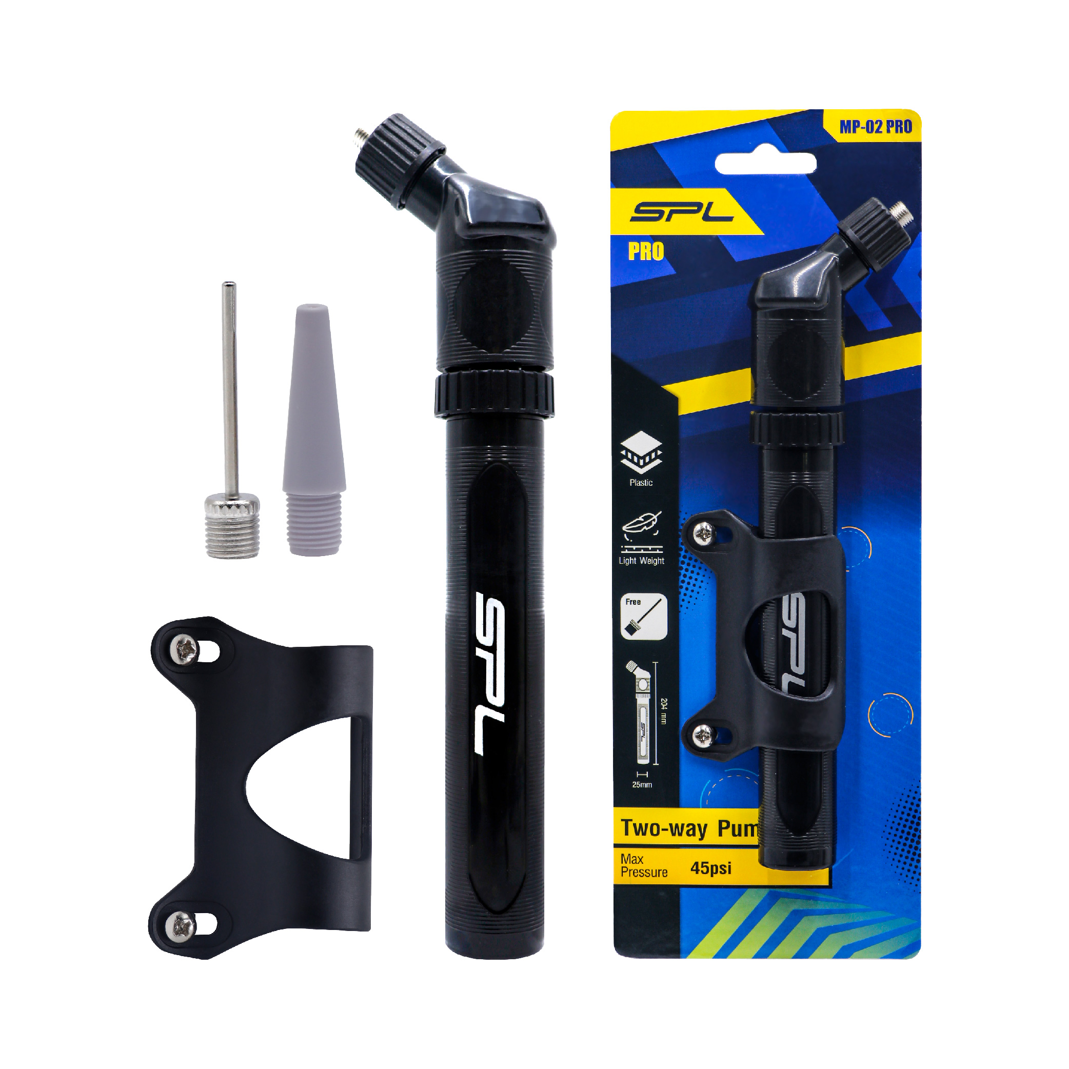 สูบลมพกพา SPL Mini Pump MP-02 PRO 45Psi