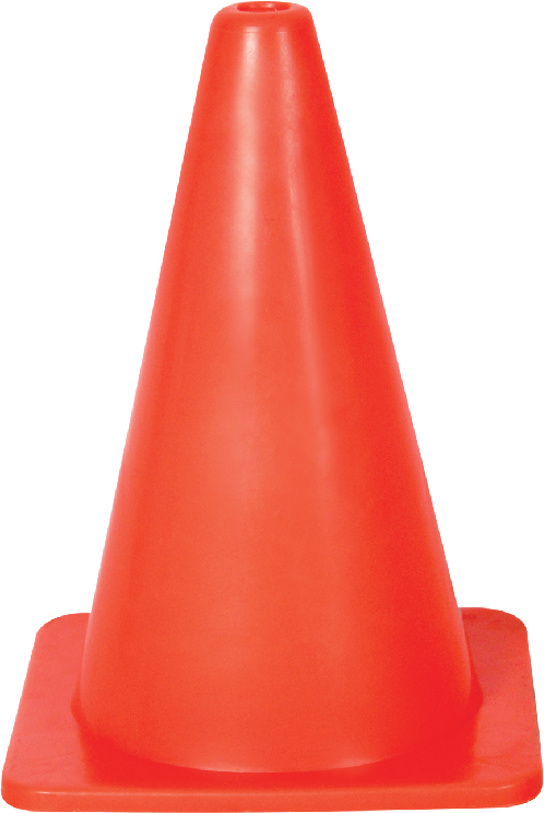 กรวย SPL Traffic Cones Plastic H25cm. 10"Base18cm.