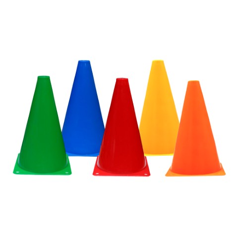 กรวย SPL Traffic Cones Plastic H20cm. 8"Base13cm.
