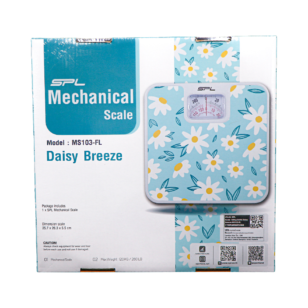 เครื่องชั่ง SPL Mechanical Scale 120kg/260lb Daisy breeze-MS103-FL