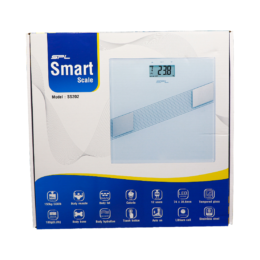 เครื่องชั่ง SPL Smart Scale 150kg./330lb SS202-WH