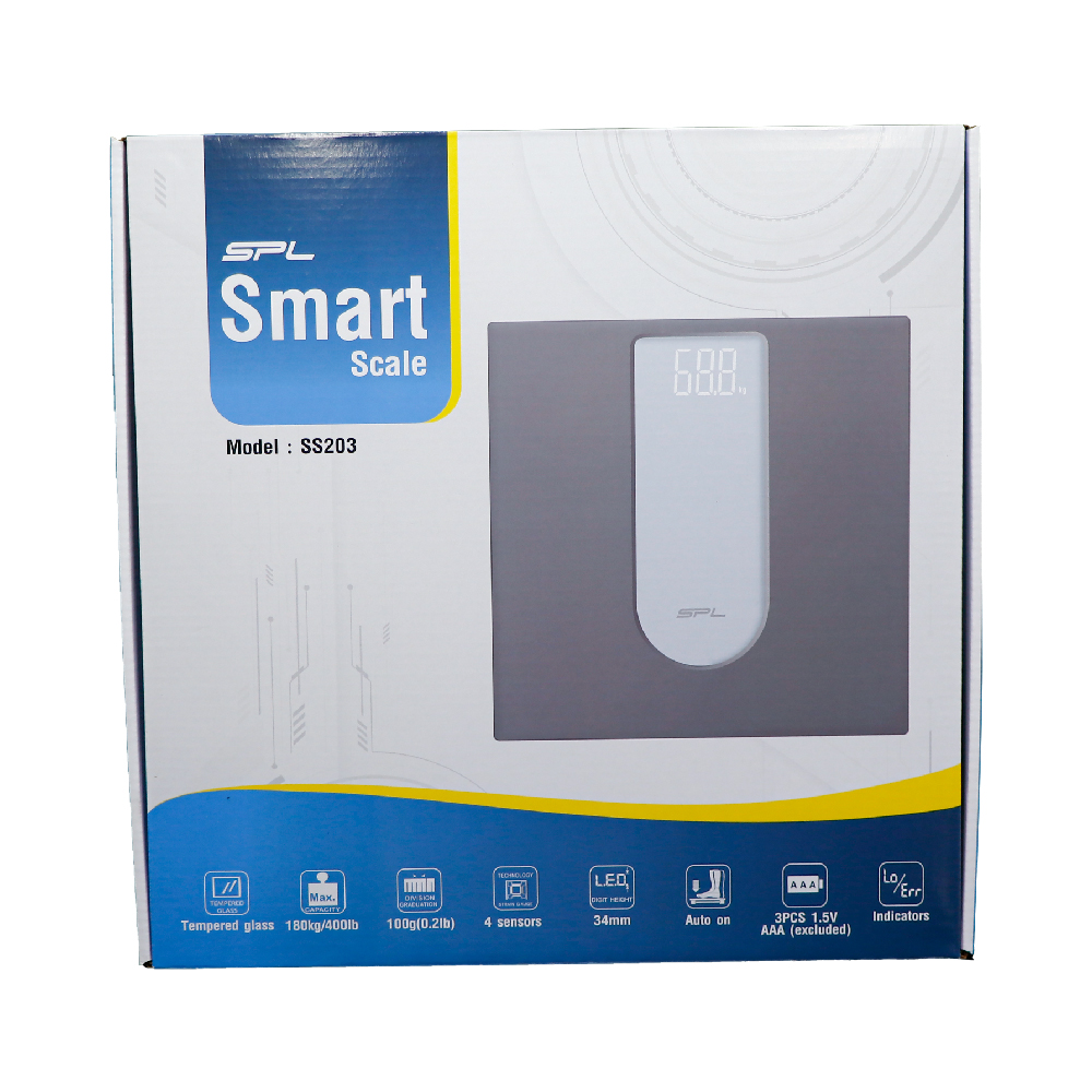 เครื่องชั่ง SPL Smart Scale 180kg./400lb SS203-GY
