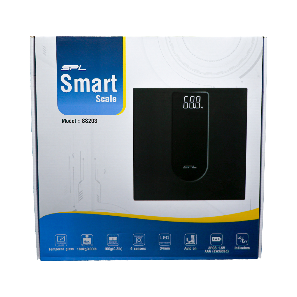 เครื่องชั่ง SPL Smart Scale 180kg./400lb SS203-BK